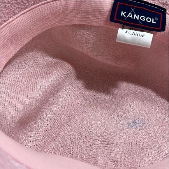Kangol Pink Terry Cloth Bucket Hat Bermuda Lahinch - Picture 11 of 12